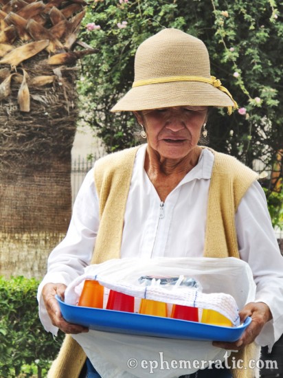 Jello vendor, Arequipa, Peru photo