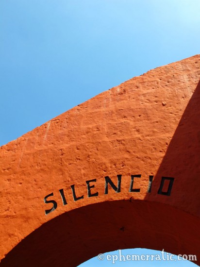 Silent demand, Santa Catalina Monastery and Convent, Arequipa, Peru photo