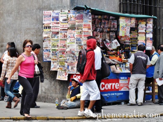 Newsstand corner, Arequipa, Peru photo