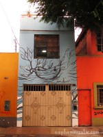 Blue bird house, Barranco, Lima, Peru