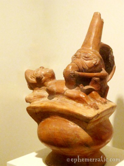 Blow job pottery, Museo Larco, Lima, Peru
