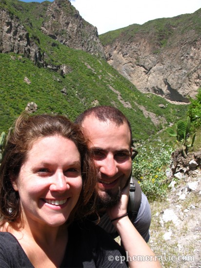 Lauren and Todd, Colca Canyon, Peru photo