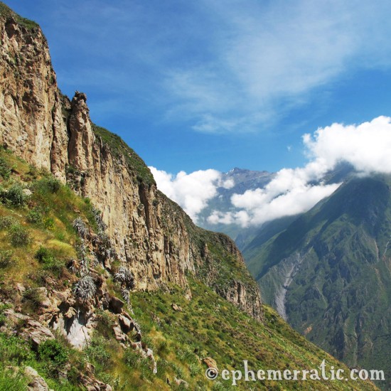 Steep views, Colca Canyon, Peru