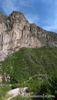 Tall mountain view, Colca Canyon, Peru photo
