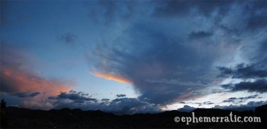 Sublime sunset, Cusco, Peru photo