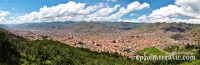 One of Peru's sacred valley, Cusco, Peru photo panorama