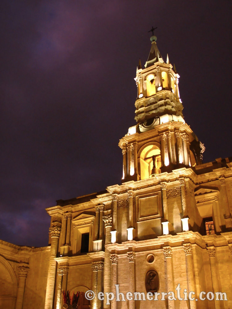 Basílica Catedral, Plaza de Armas, Arequipa, Peru photo