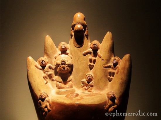 Human sacrifice sculpture, Museo Larco, Lima, Peru