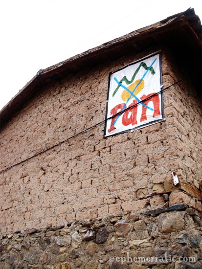 Pan voting, Ollantaytambo, Peru photo