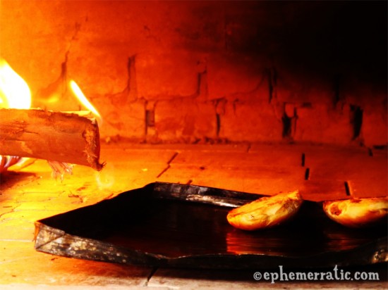 Empanadas in the oven at Inti Killa, Pisac, Peru photo