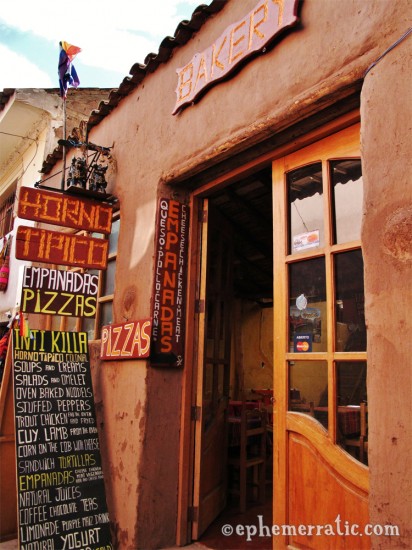 Inti Killa restaurant in Pisac, Peru photo