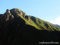 Mountainous landscape in the Sacred Valley, Peru photo
