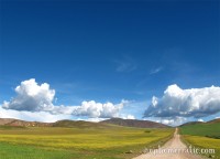 Scenic back road in Peru's Sacred Valley photo