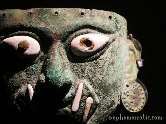 Toothy mask, Museo Larco, Lima, Peru