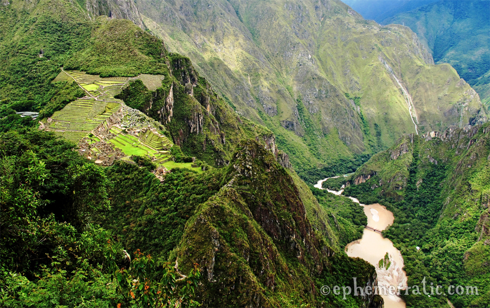 View from Huayna Picchu photo